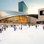 WBT Holiday on Ice outdoor ice skating rink in Charlotte NC